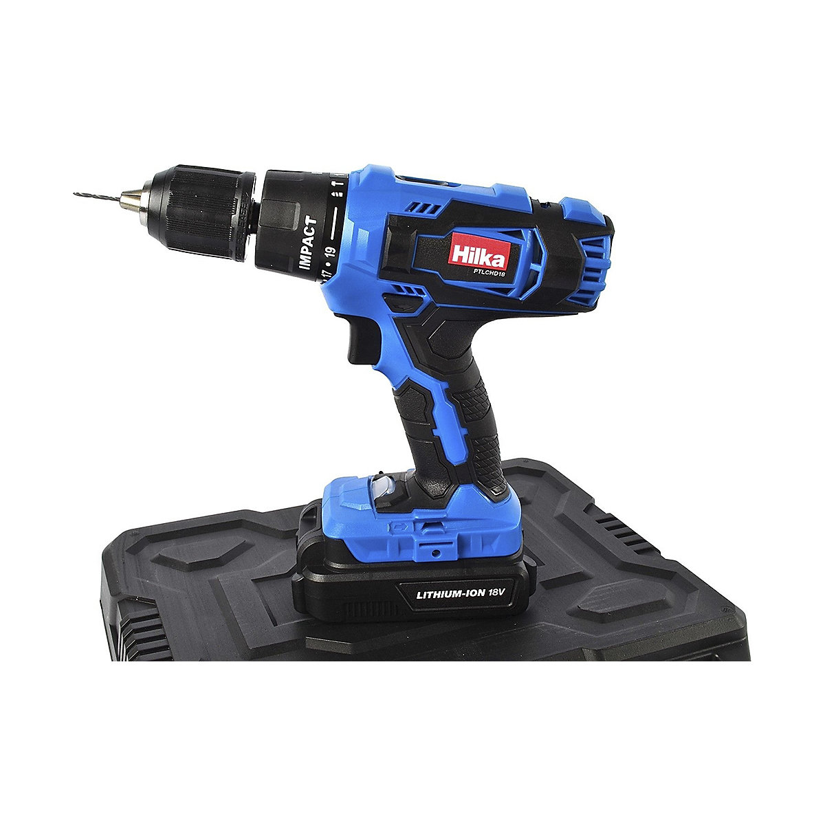 Hilka 18v Li-ion Cordless Hammer Drill (Product illustration 4)-3