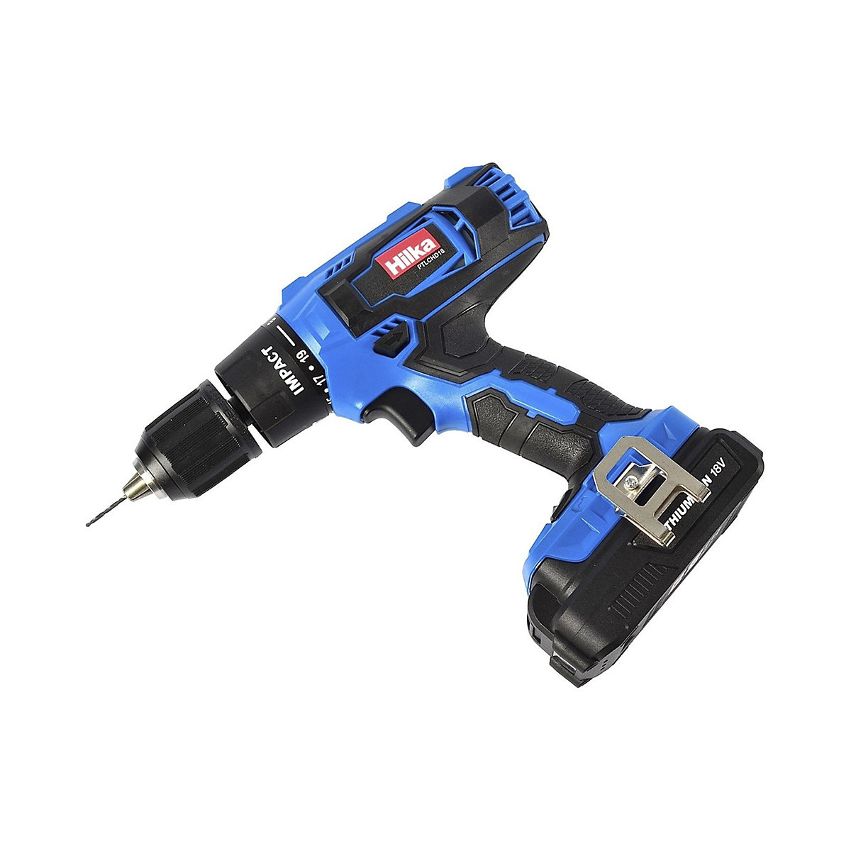 Hilka 18v Li-ion Cordless Hammer Drill (Product illustration 5)-4
