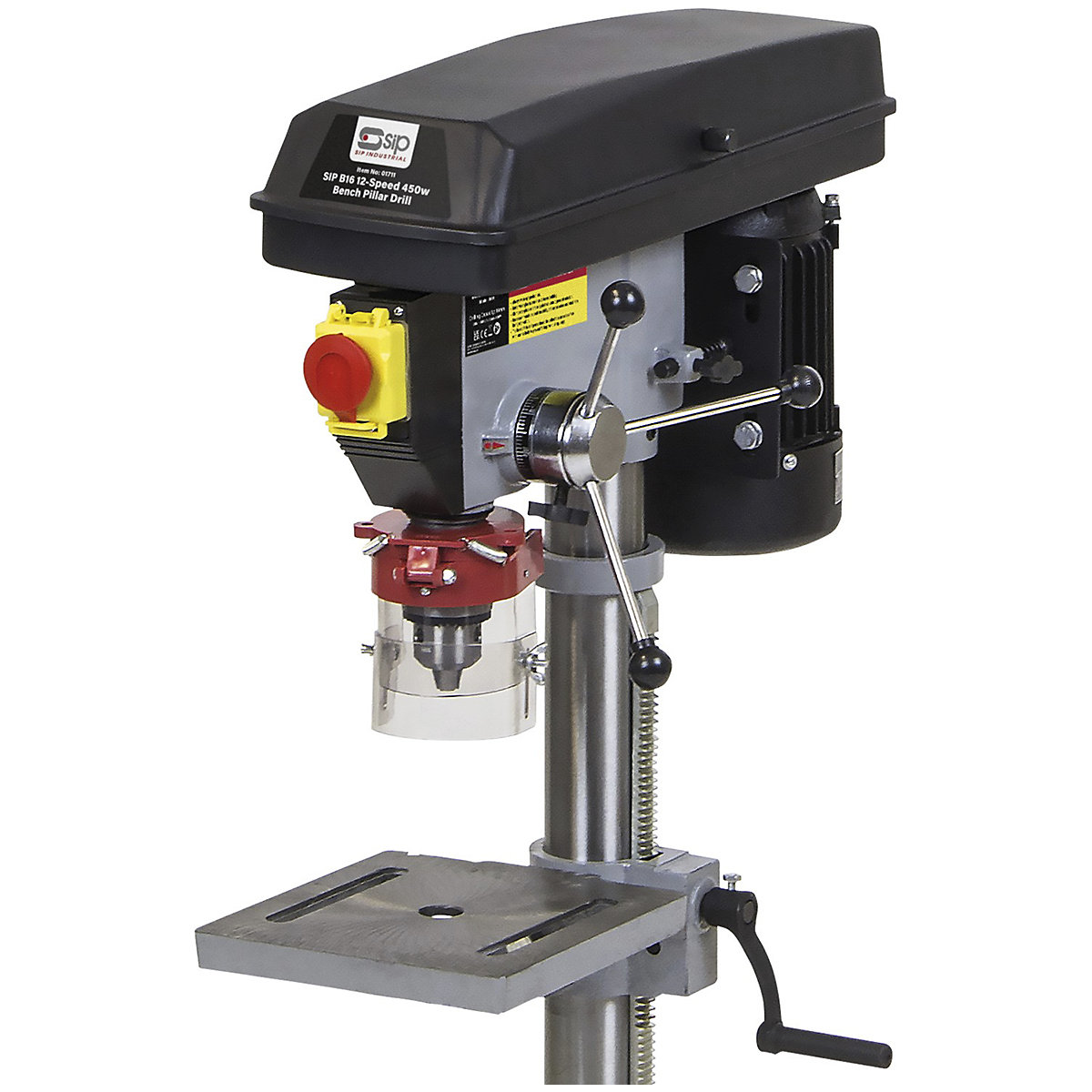 SIP Bench Pillar Drill | 5 or 12 Speed (Product illustration 3)-2
