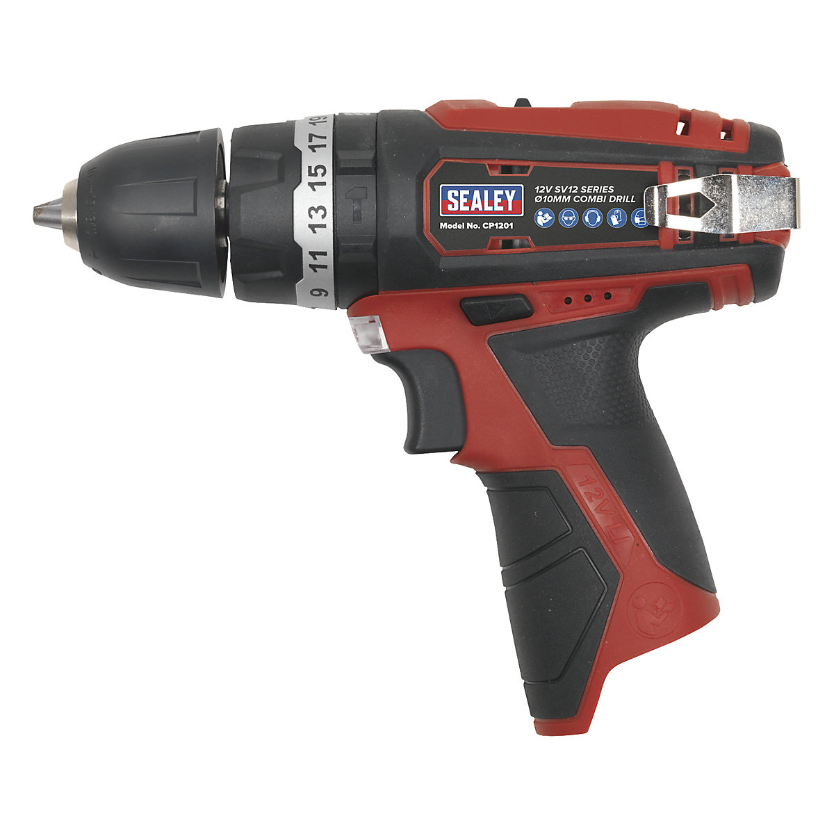 Sealey 10mm Cordless Combi Drill | SV12 Series (Product illustration 2)-1