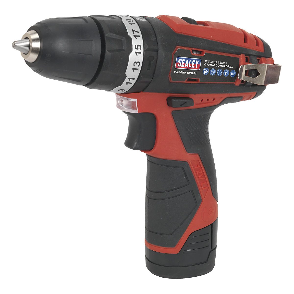 Sealey 10mm Cordless Combi Drill | SV12 Series (Product illustration 3)-2