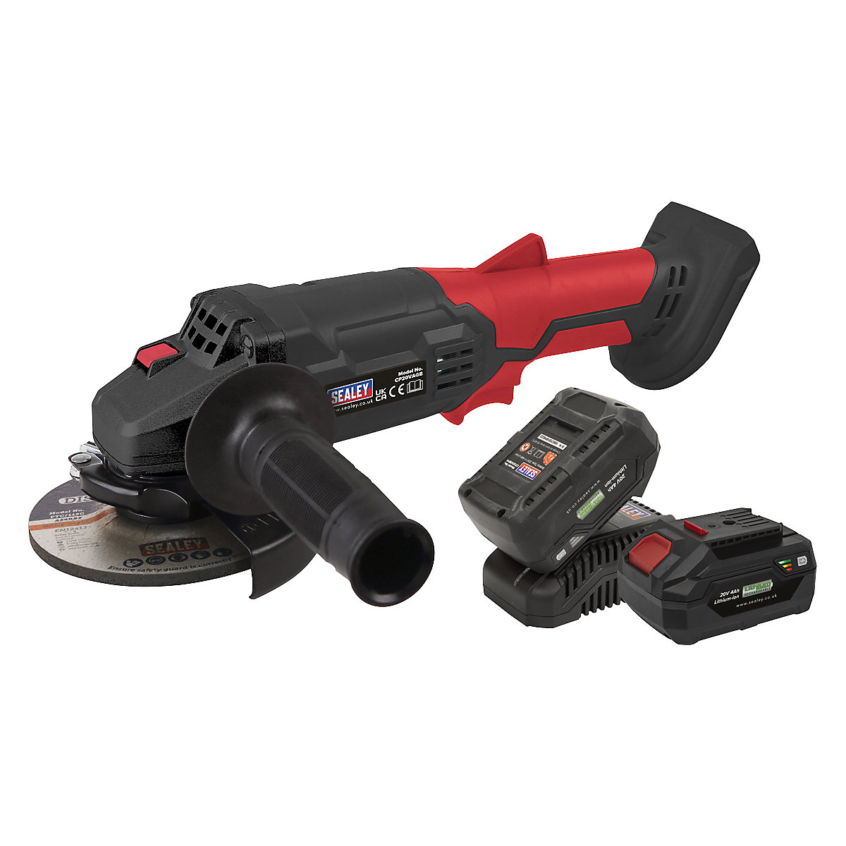 Sealey 115mm Cordless Angle Grinder | SV20 Series