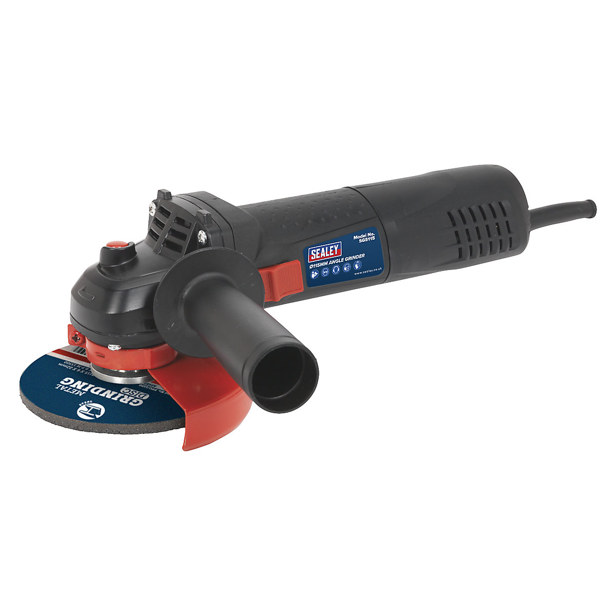 Sealey 115mm Slim Body Angle Grinder | 750W/230V