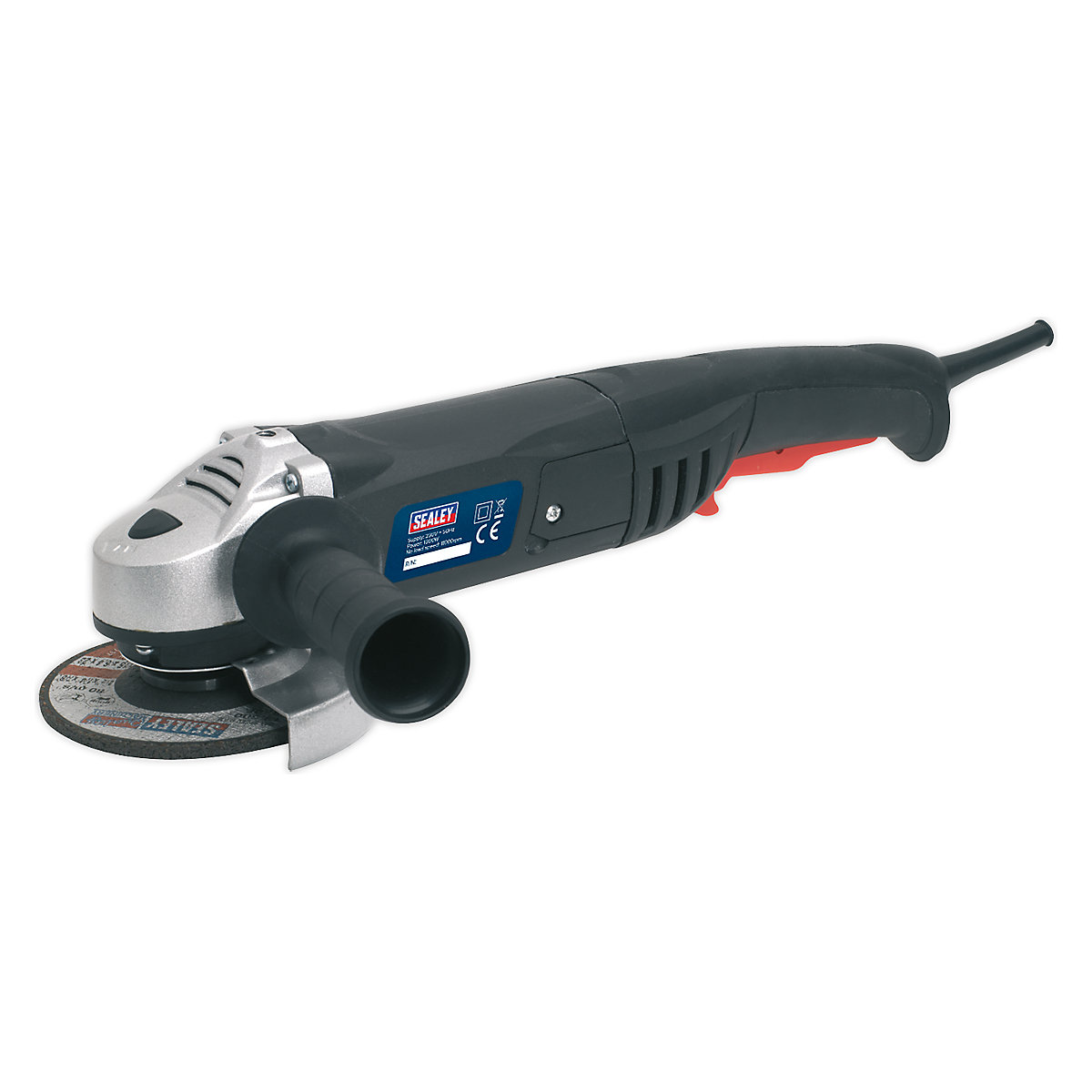 Sealey 125mm Angle Grinder with Schuko Plug | 1000W/230V