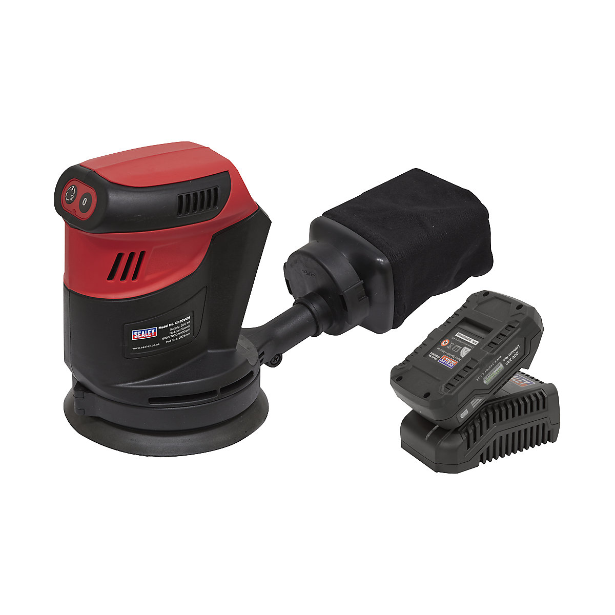 Sealey 125mm Cordless Orbital Palm Sander | SV20 Series