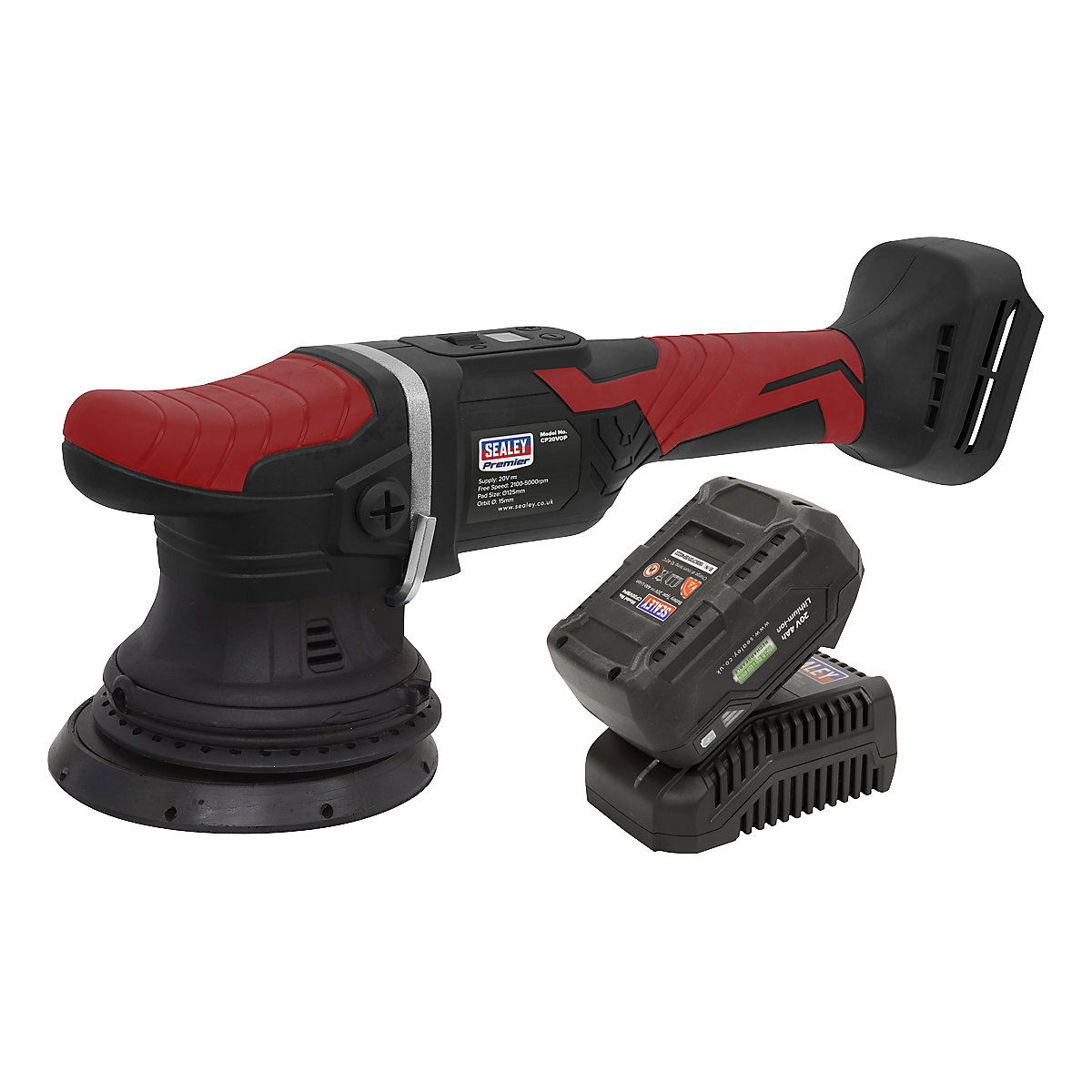 Sealey 125mm Cordless Orbital Polisher | SV20 Series