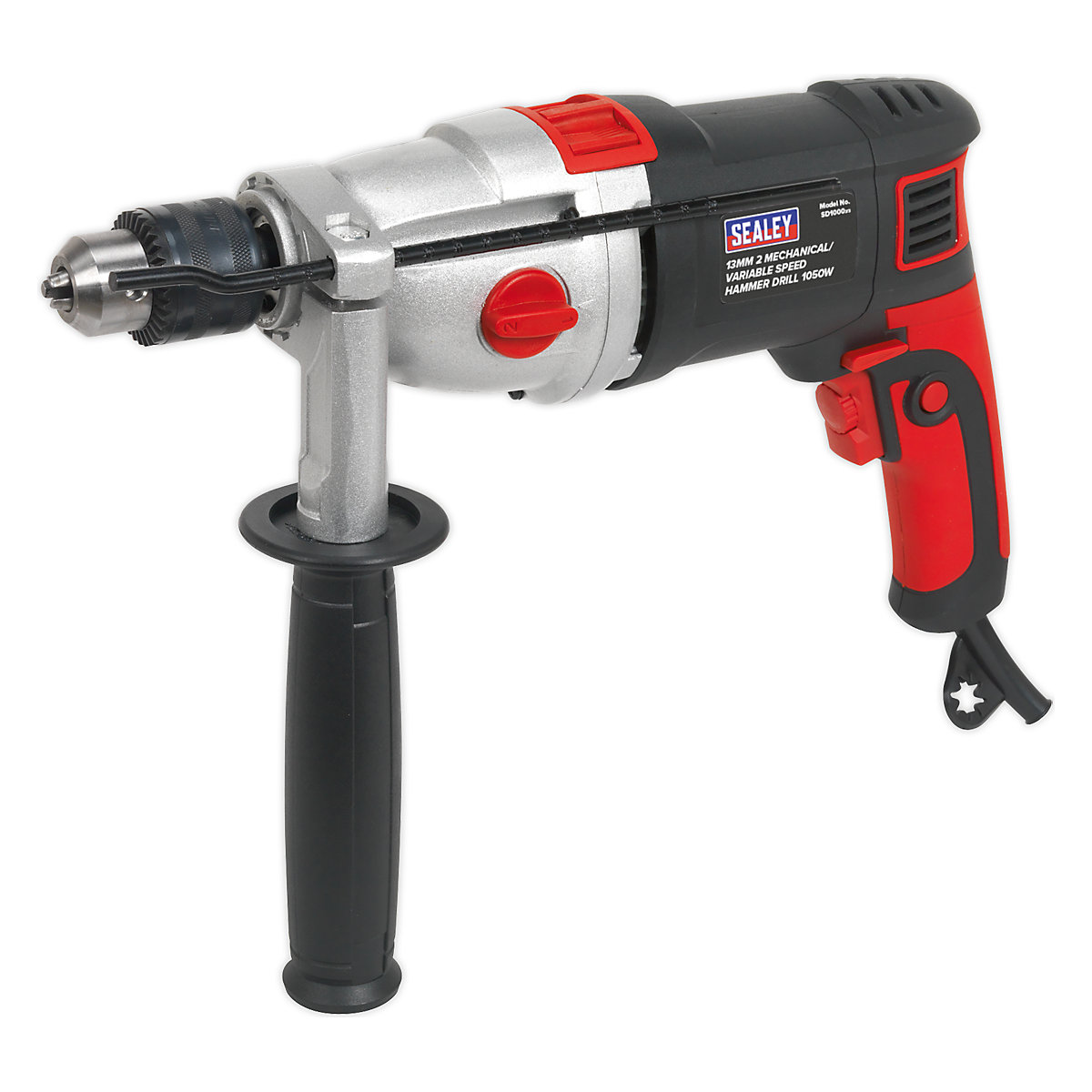 Sealey 13mm 2 Mechanical/Variable Speed Hammer Drill | 1050W/230V