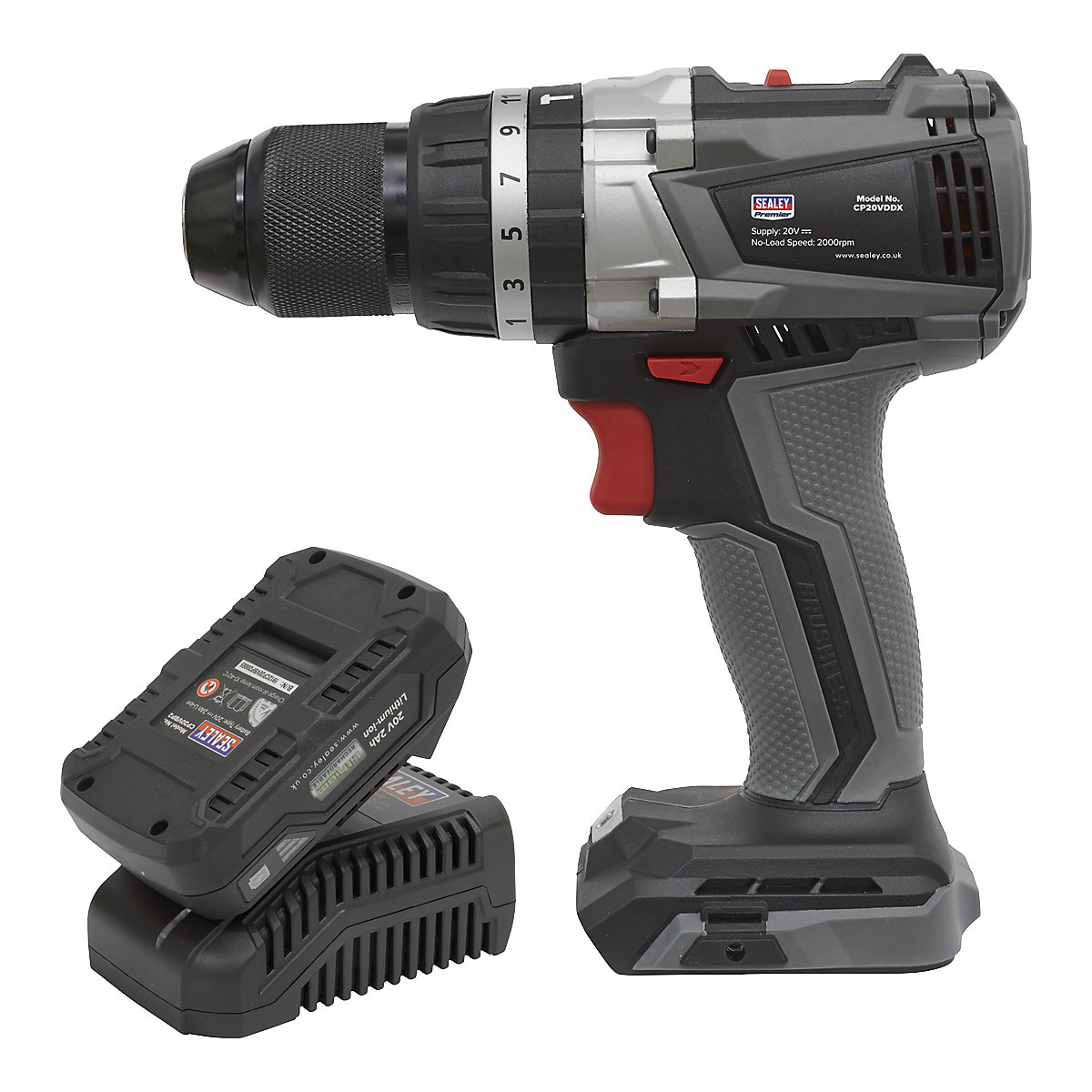 Sealey 13mm Brushless Combi Drill | SV20 Series