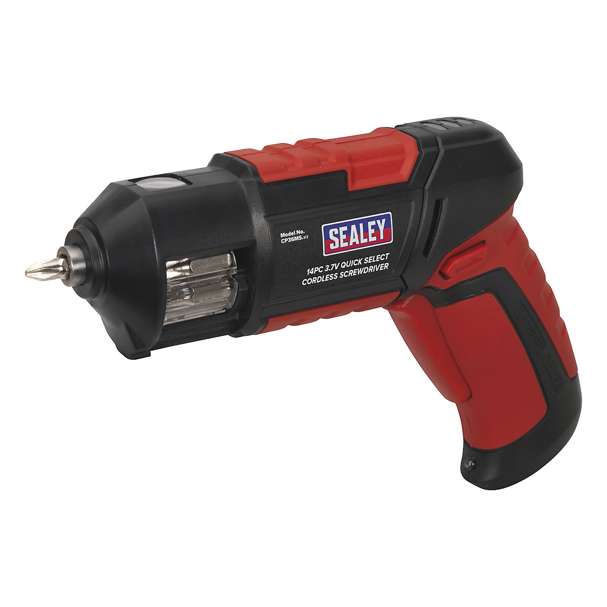 Sealey  14pc Quick Select Cordless Screwdriver | 3.7V Lithium-ion