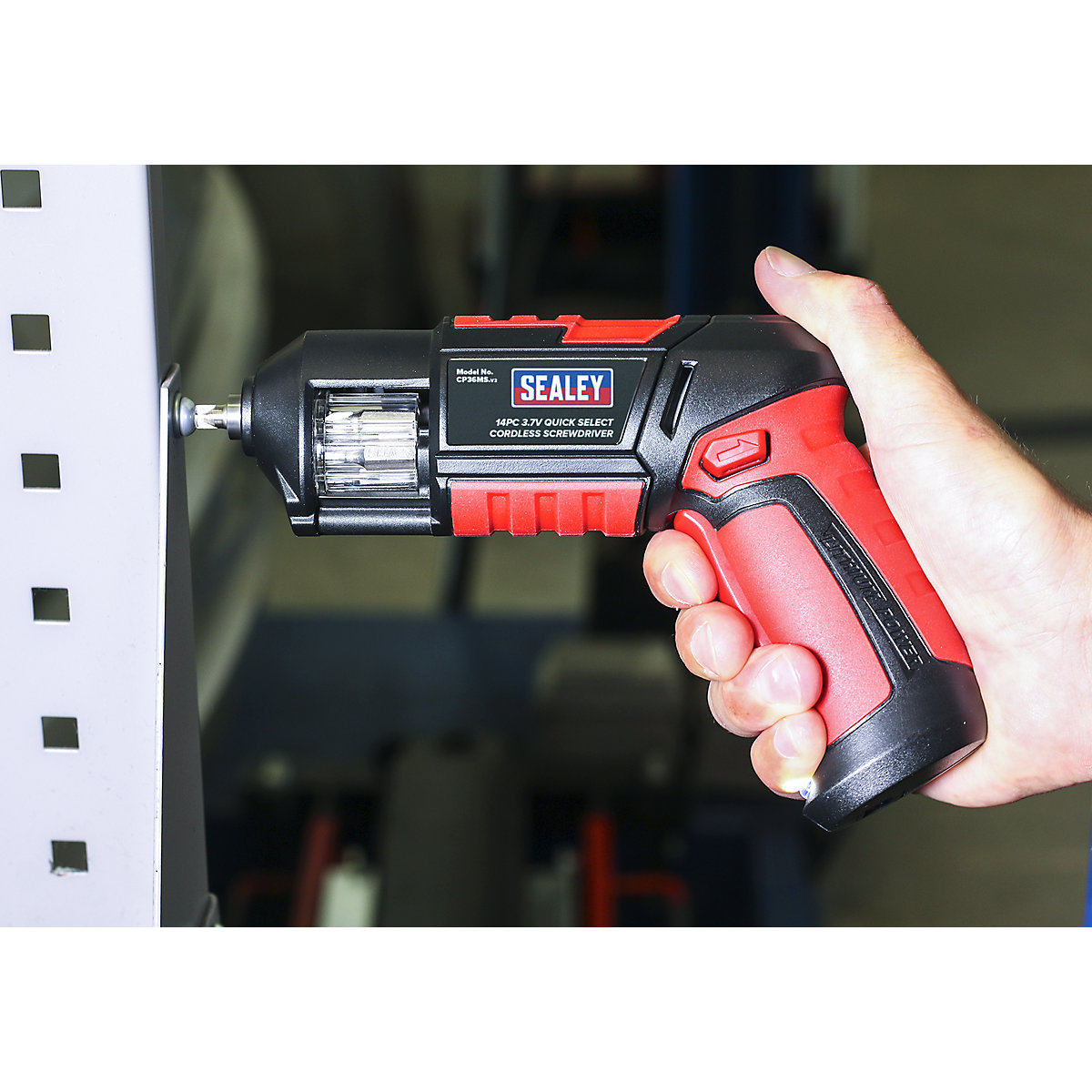 Sealey  14pc Quick Select Cordless Screwdriver | 3.7V Lithium-ion (Product illustration 7)-6