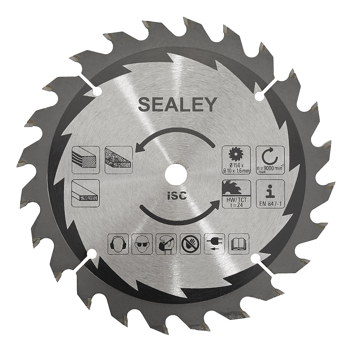 Sealey 150 x 1.6mm/10mm Cut-Off Saw Blade | SV20 Series