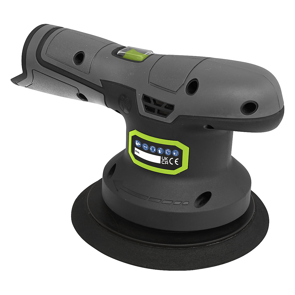 Sealey 150mm Dual Action Sander/Polisher | SV10.8 Series (Product illustration 2)-1