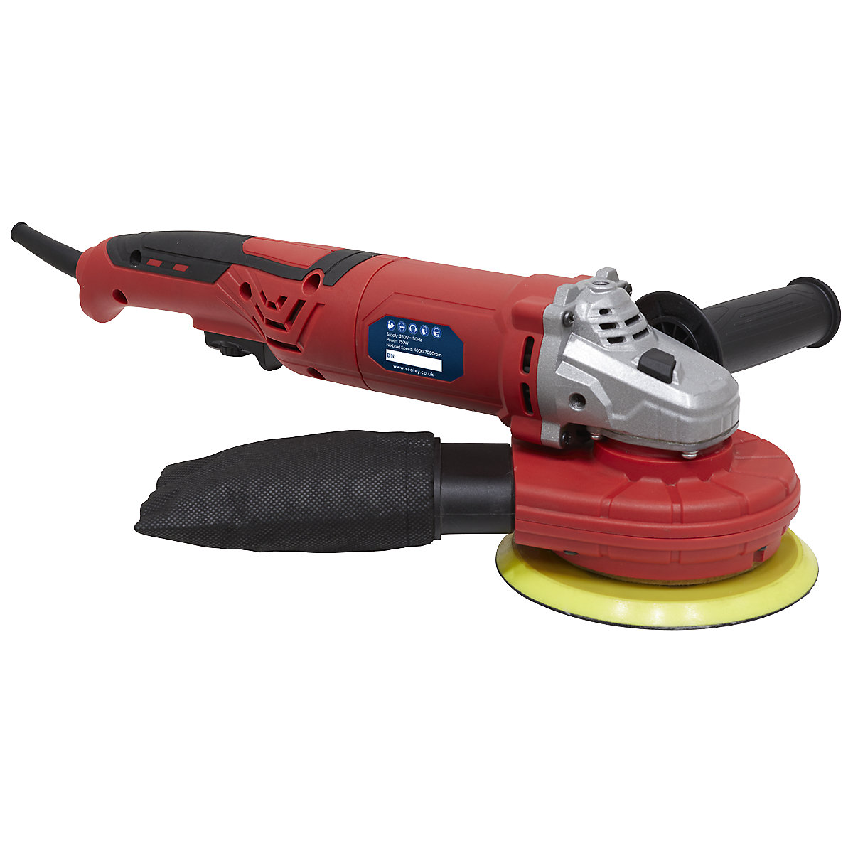 Sealey 150mm Dual Action Variable Speed Dust-Free Sander | 750W (Product illustration 2)-1