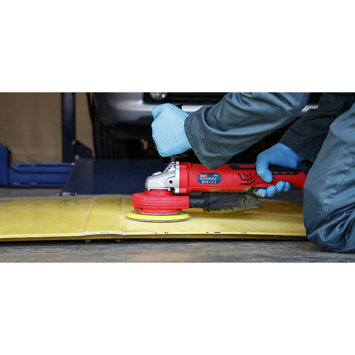 Sealey 150mm Dual Action Variable Speed Dust-Free Sander | 750W (Product illustration 5)-4
