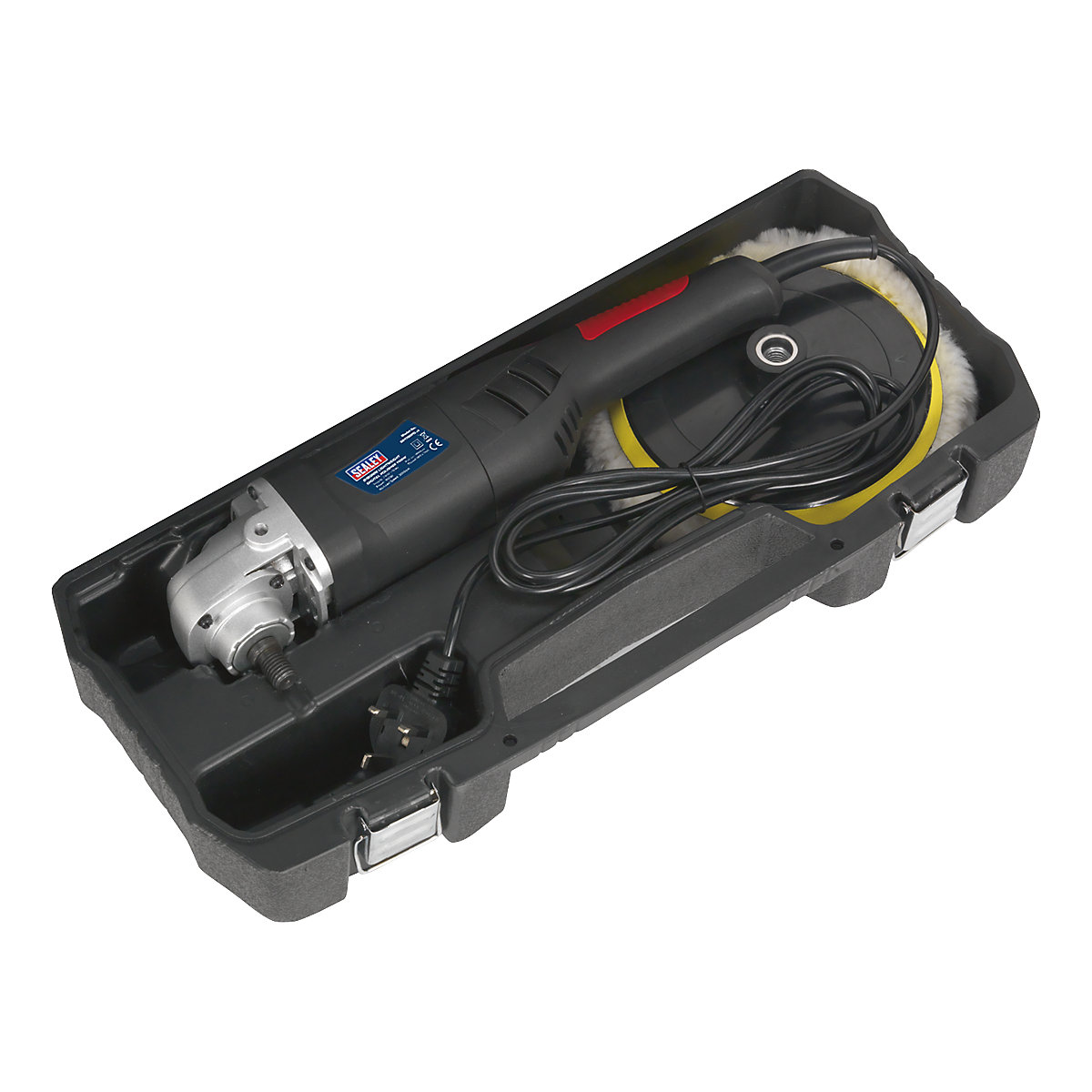 Sealey 180mm Lightweight Digital Polisher | 1100W/230V (Product illustration 3)-2