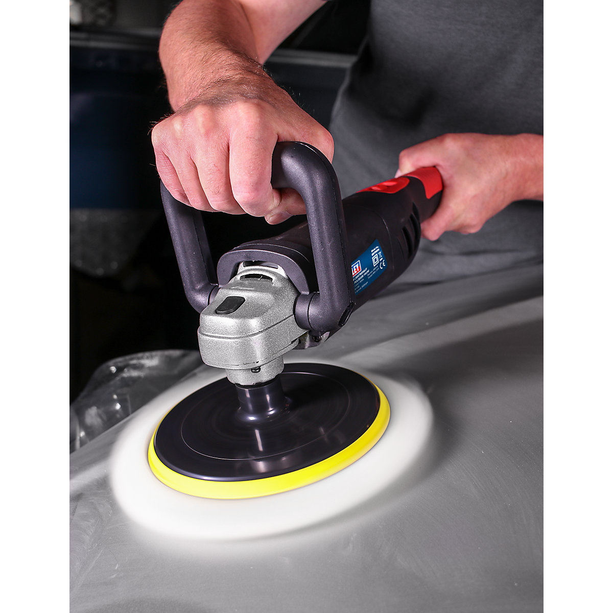 Sealey 180mm Lightweight Digital Polisher | 1100W/230V (Product illustration 6)-5