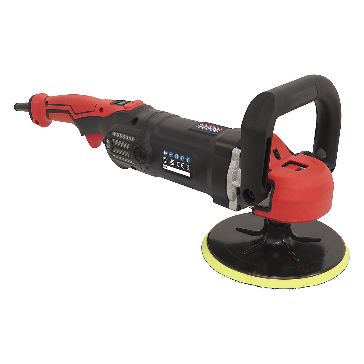 Sealey 180mm Variable Speed Sander/Polisher | 1400W/230V (Product illustration 2)-1