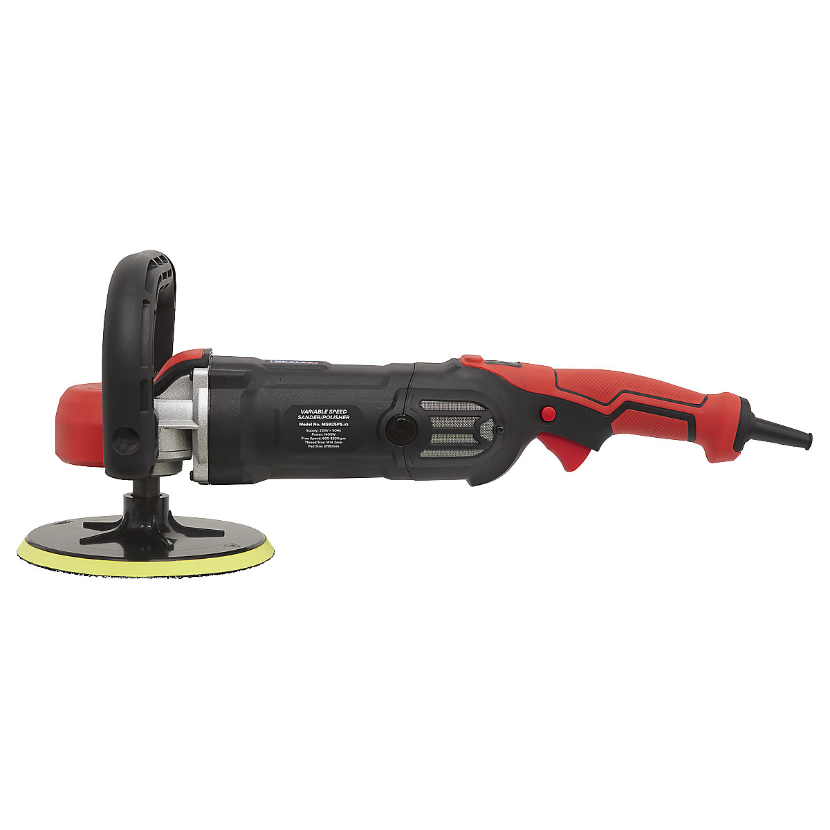 Sealey 180mm Variable Speed Sander/Polisher | 1400W/230V (Product illustration 5)-4
