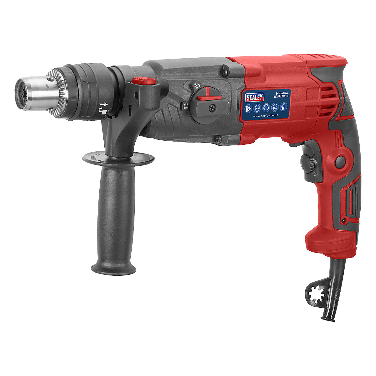Sealey 18mm SDS Plus Rotary Hammer Drill | 750W/230V