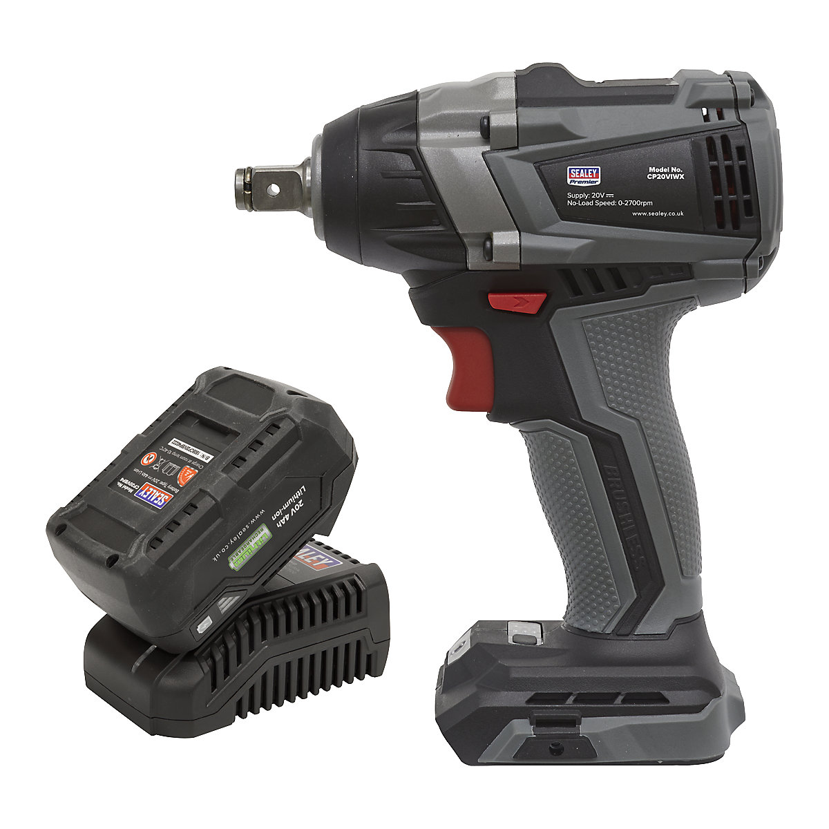 Sealey 1/2"Sq Drive Brushless Impact Wrench | 350Nm | SV20 Series