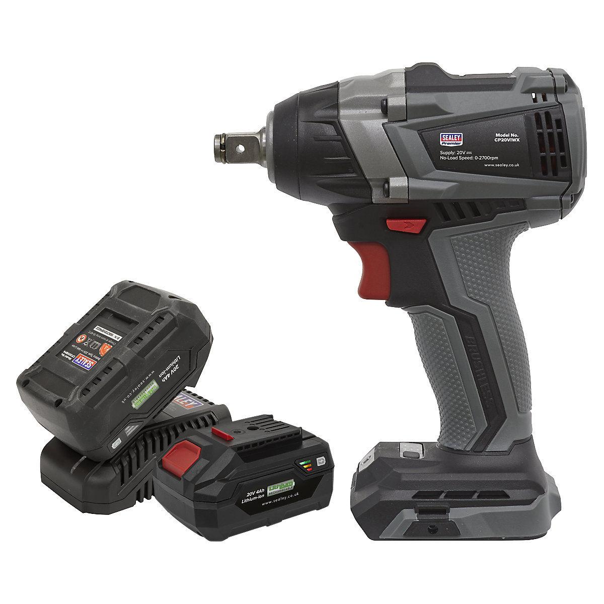 Sealey 1/2"Sq Drive Brushless Impact Wrench | 350Nm | SV20 Series