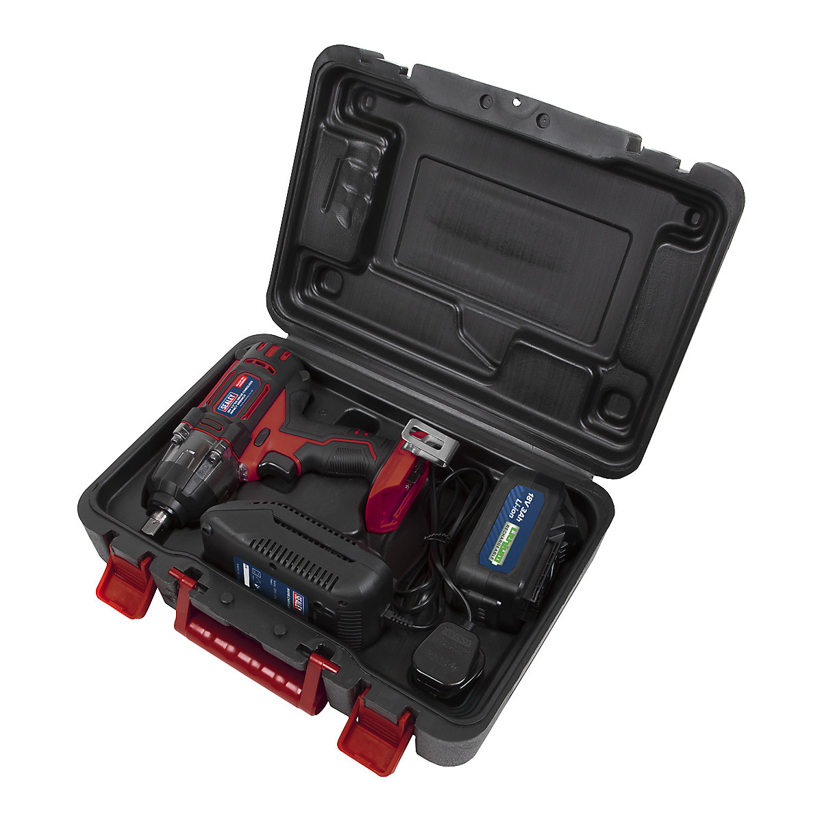 Sealey 1/2"Sq Drive Cordless Impact Wrench | 18V 3Ah Lithium-ion (Product illustration 5)-4