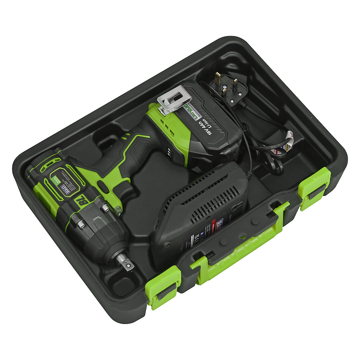 Sealey 1/2"Sq Drive Cordless Impact Wrench | 18V 4Ah Lithium-ion (Product illustration 3)-2