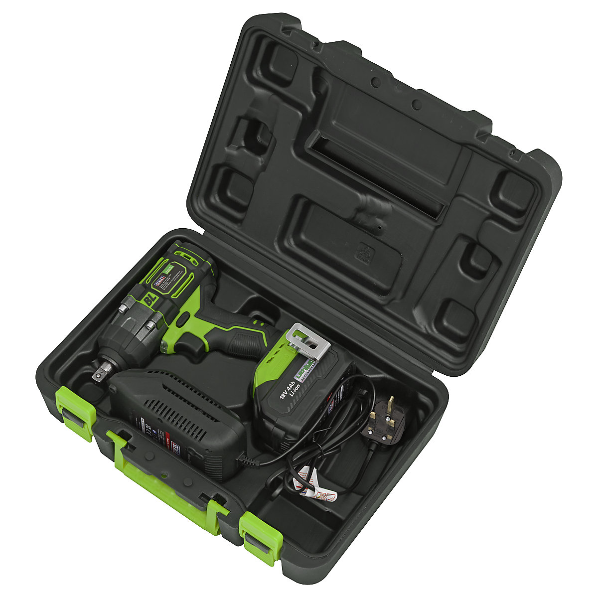 Sealey 1/2"Sq Drive Cordless Impact Wrench | 18V 4Ah Lithium-ion (Product illustration 5)-4