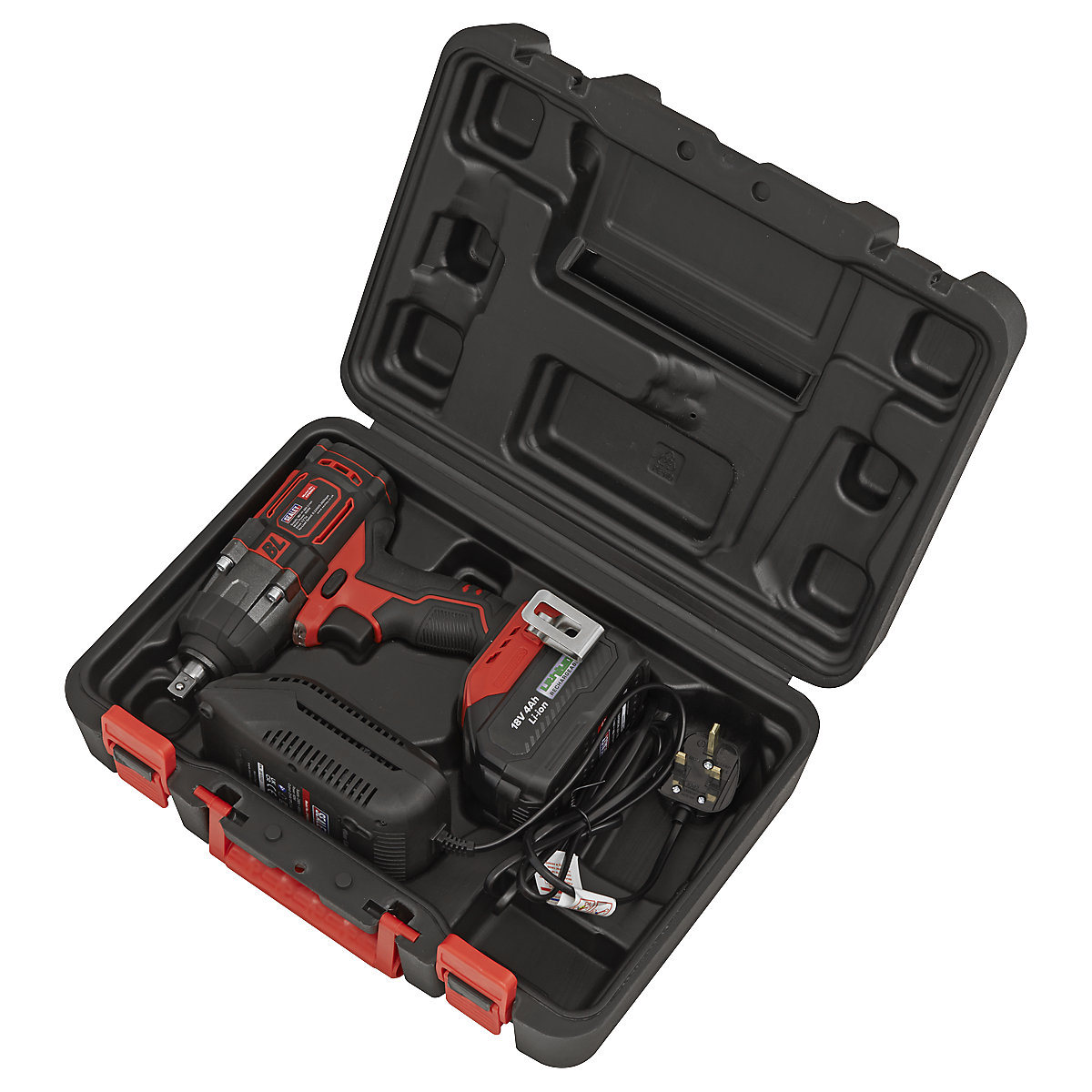 Sealey 1/2"Sq Drive Cordless Impact Wrench | 18V 4Ah Lithium-ion (Product illustration 6)-5