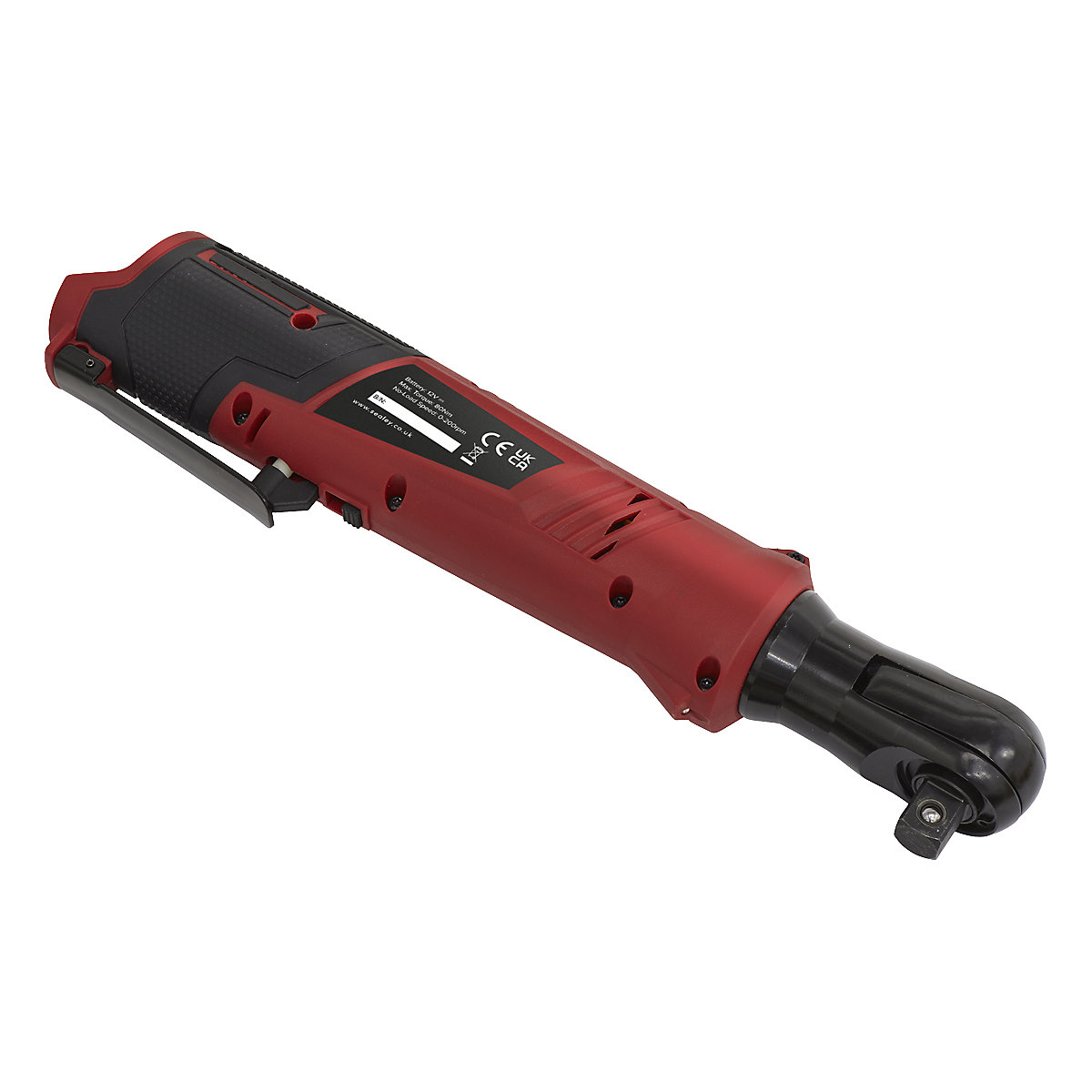 Sealey 1/2"Sq Drive Cordless Ratchet Wrench | SV12 Series (Product illustration 3)-2