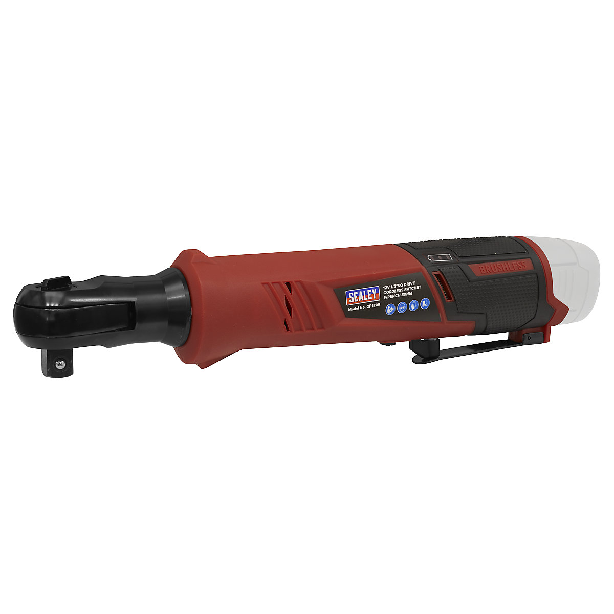 Sealey 1/2"Sq Drive Cordless Ratchet Wrench | SV12 Series (Product illustration 4)-3