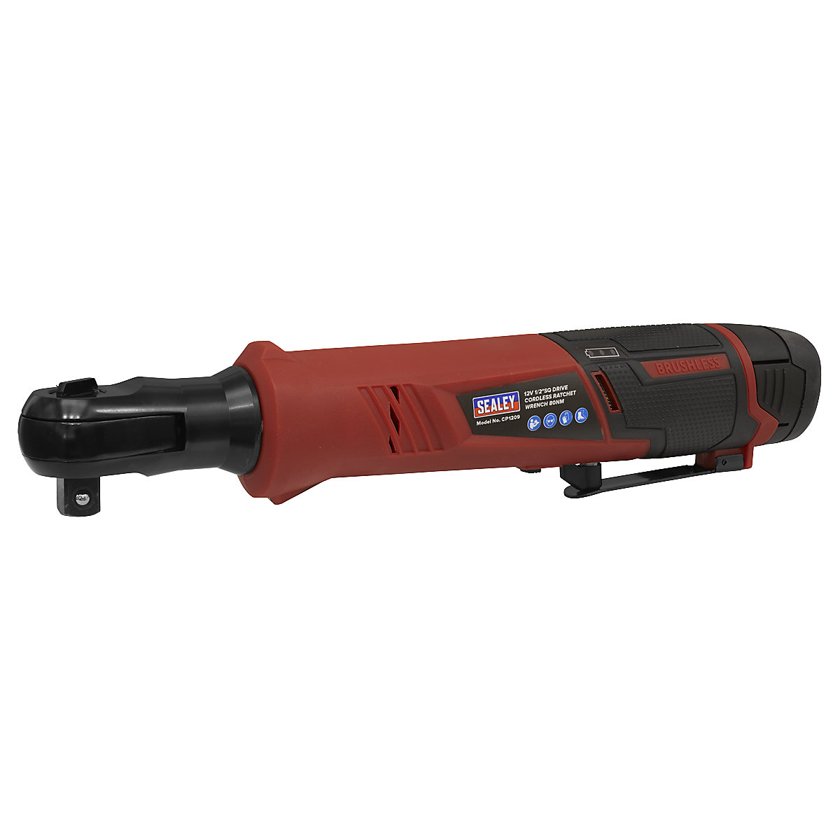Sealey 1/2"Sq Drive Cordless Ratchet Wrench | SV12 Series (Product illustration 5)-4