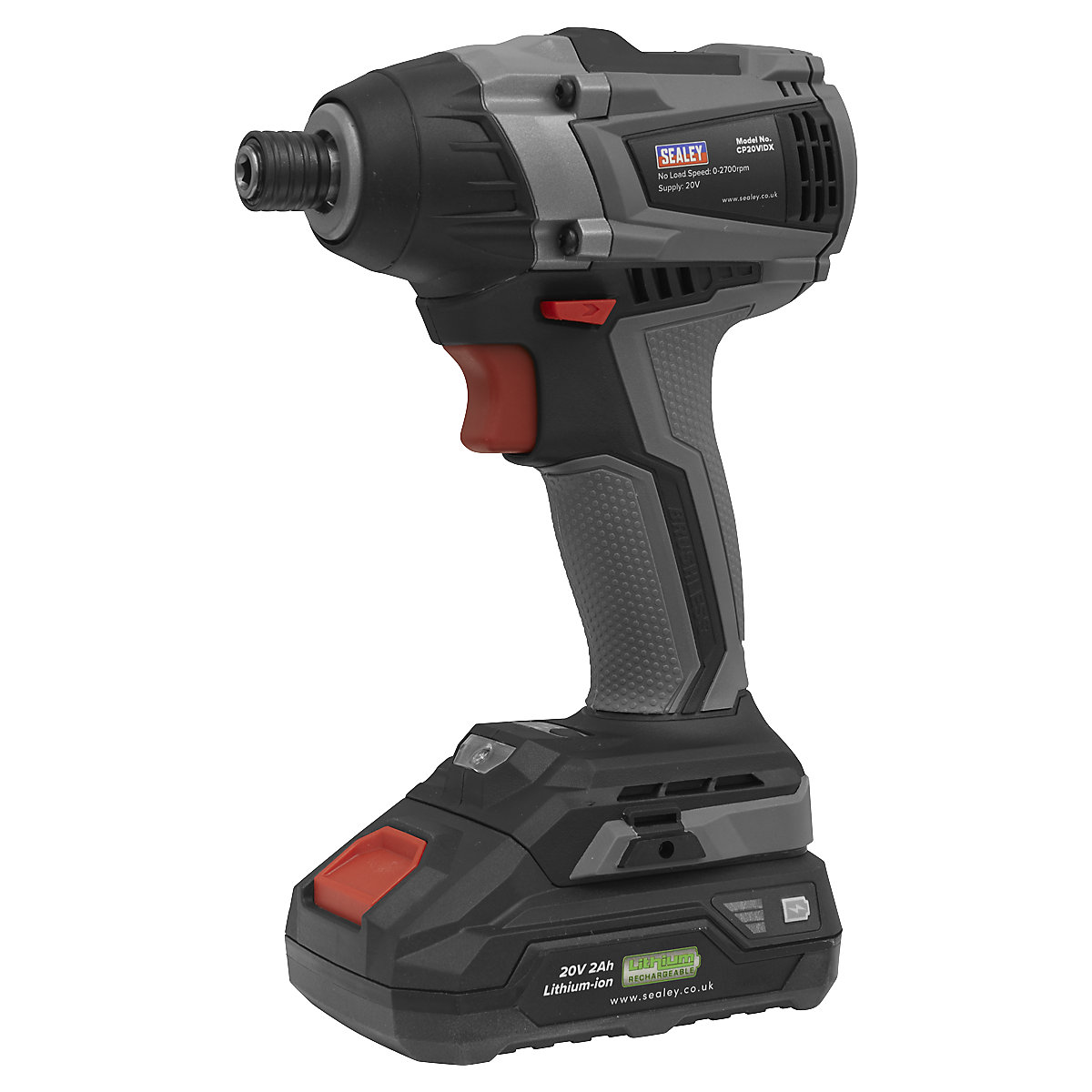 Sealey 1/4"Hex Drive Brushless Impact Driver | SV20 Series (Product illustration 6)-5