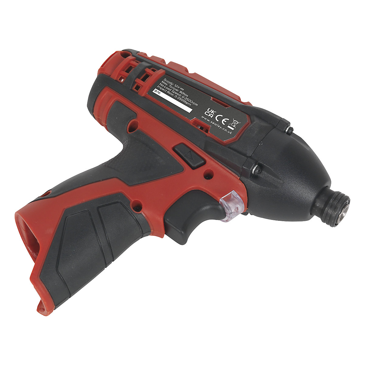 Sealey 1/4"Hex Drive Cordless Impact Driver | SV12 Series (Product illustration 3)-2