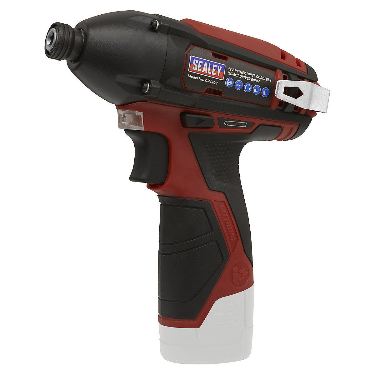 Sealey 1/4"Hex Drive Cordless Impact Driver | SV12 Series (Product illustration 4)-3