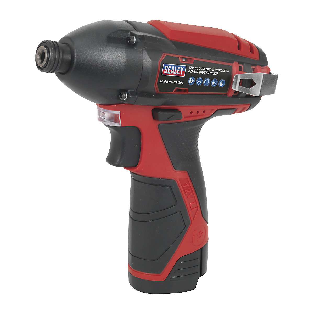 Sealey 1/4"Hex Drive Cordless Impact Driver | SV12 Series (Product illustration 5)-4