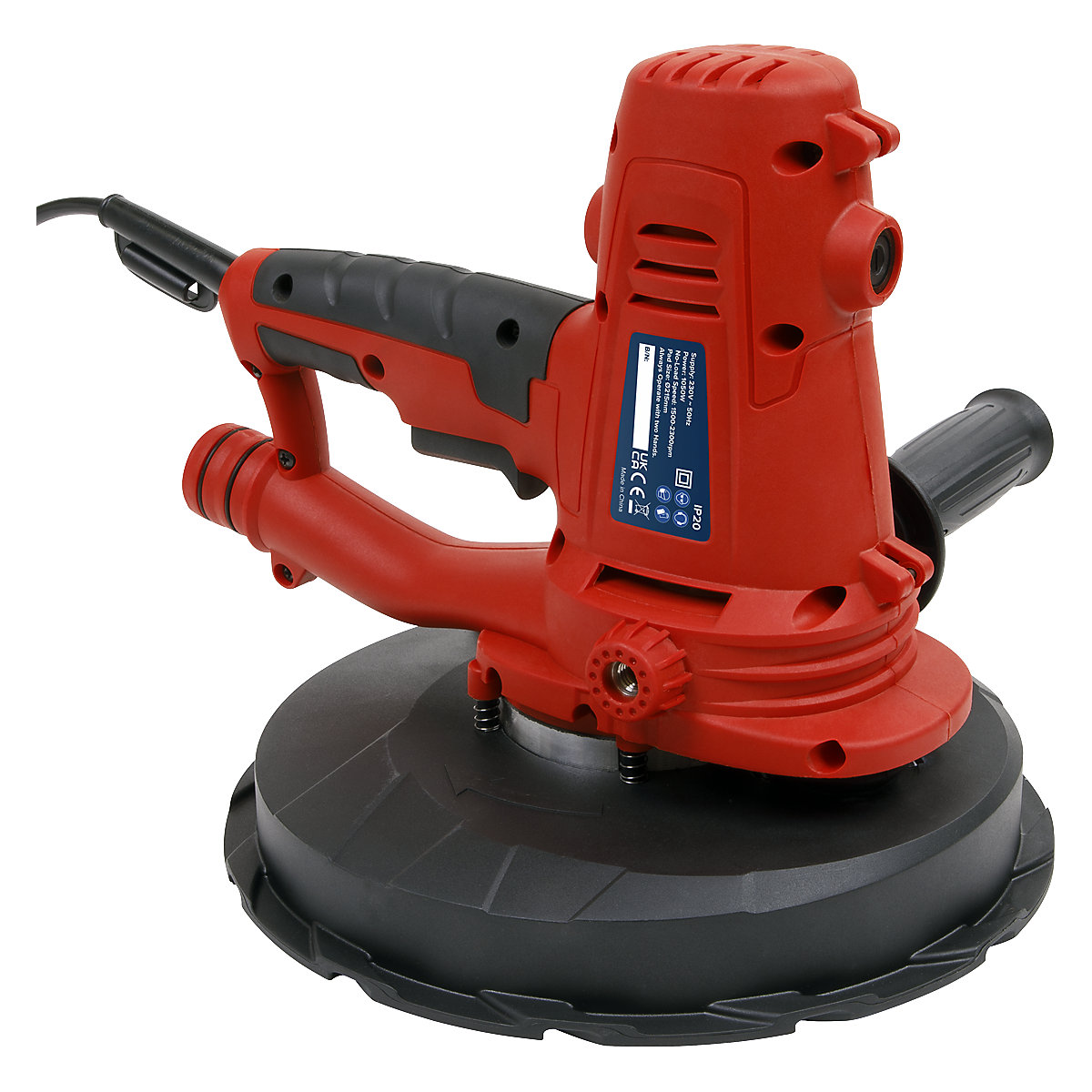 Sealey 215mm Handheld Drywall Electric Sander | 1050W (Product illustration 2)-1