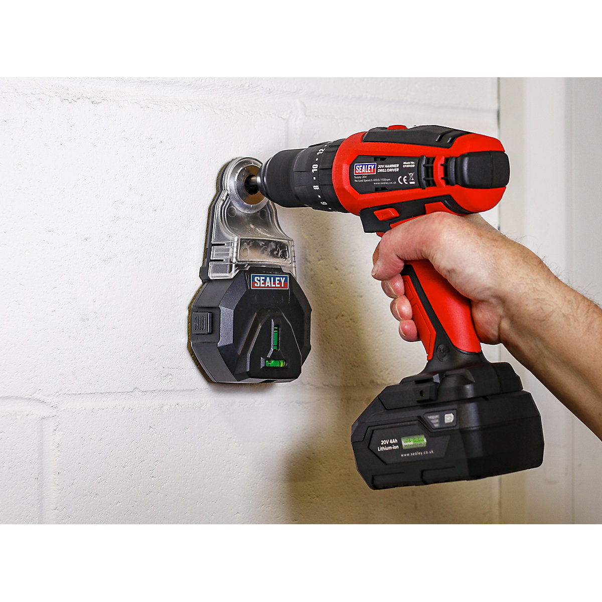 Sealey 3.7V Vacuum Drill Dust Extractor (Product illustration 5)-4
