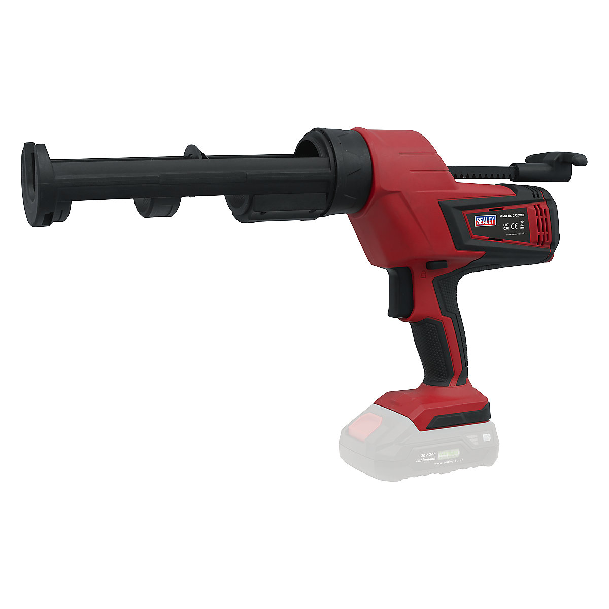 Sealey 310ml Cordless Caulking Gun | SV20 Series (Product illustration 4)-3