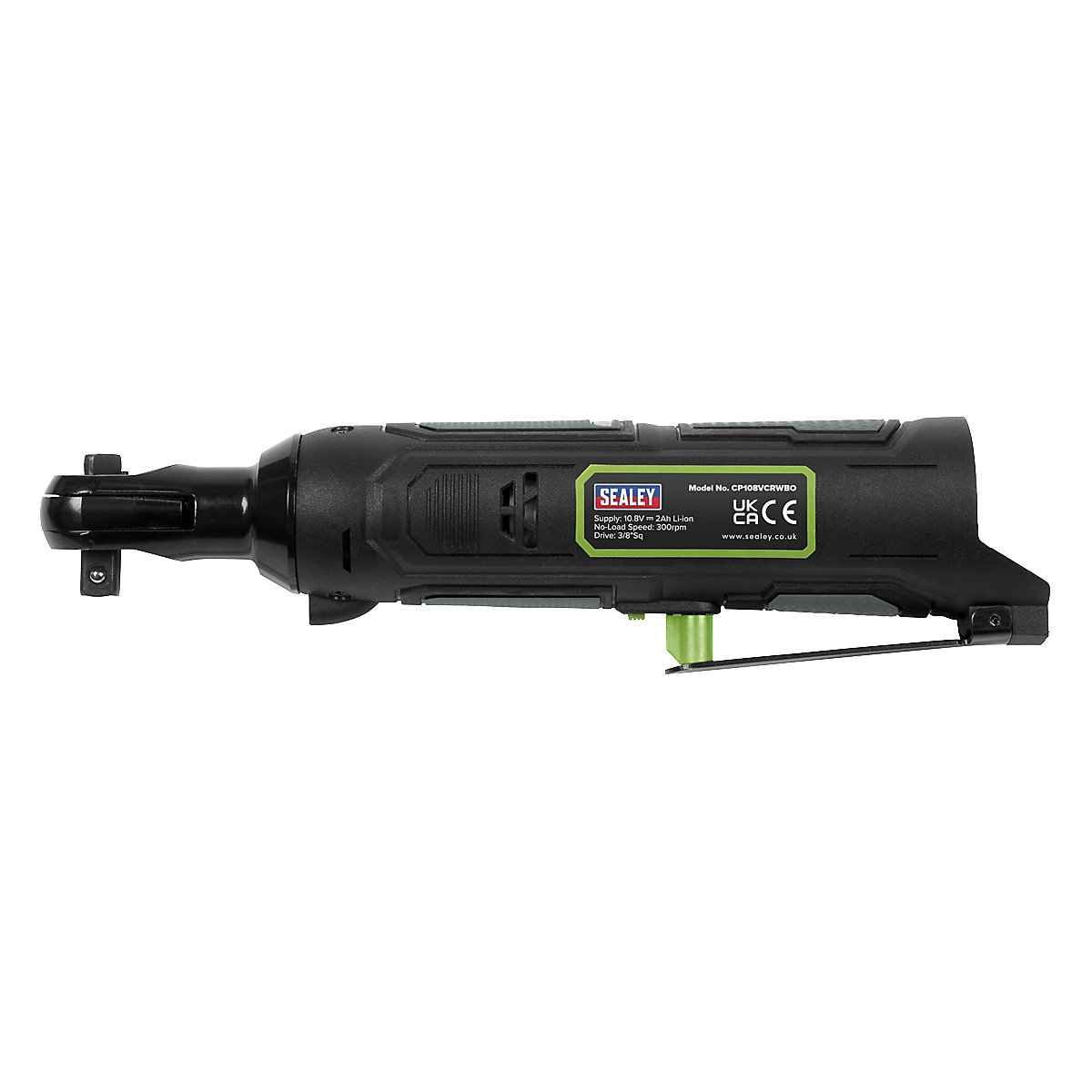 Sealey 3/8"Sq Drive Cordless Ratchet Wrench | SV10.8 Series (Product illustration 2)-1