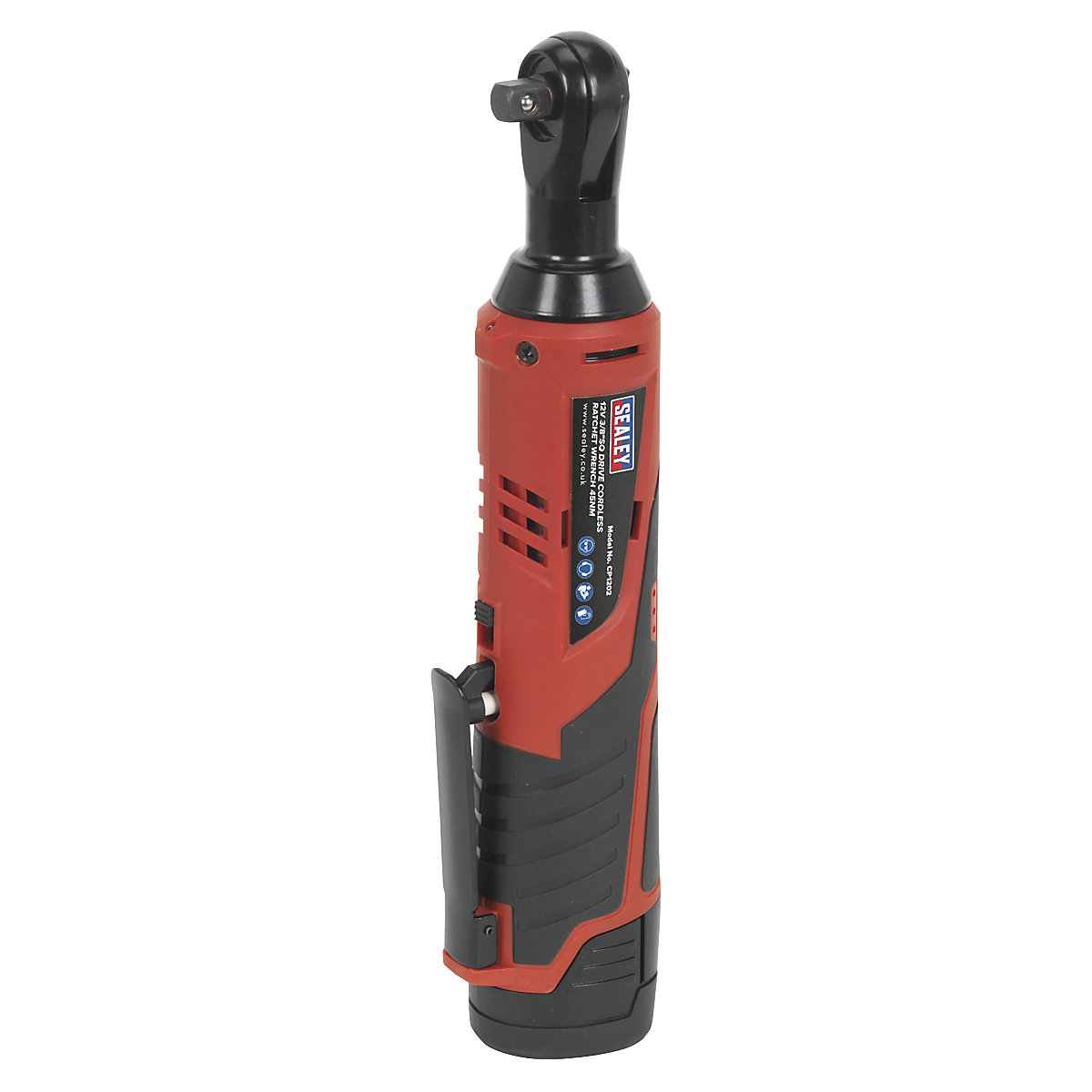 Sealey 3/8"Sq Drive Cordless Ratchet Wrench | SV12 Series (Product illustration 4)-3