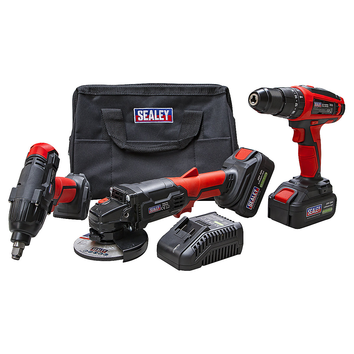 Sealey 3pc Cordless Tool Combo Kit | SV20 Series