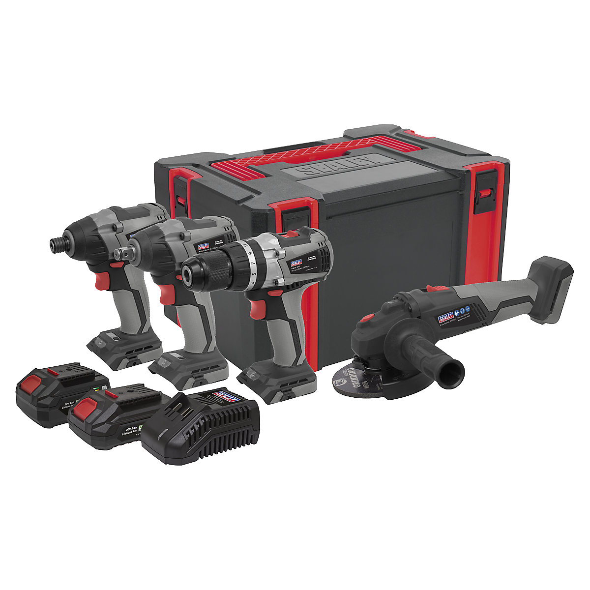 Sealey 4pc Brushless Tool Combo Kit | SV20 Series