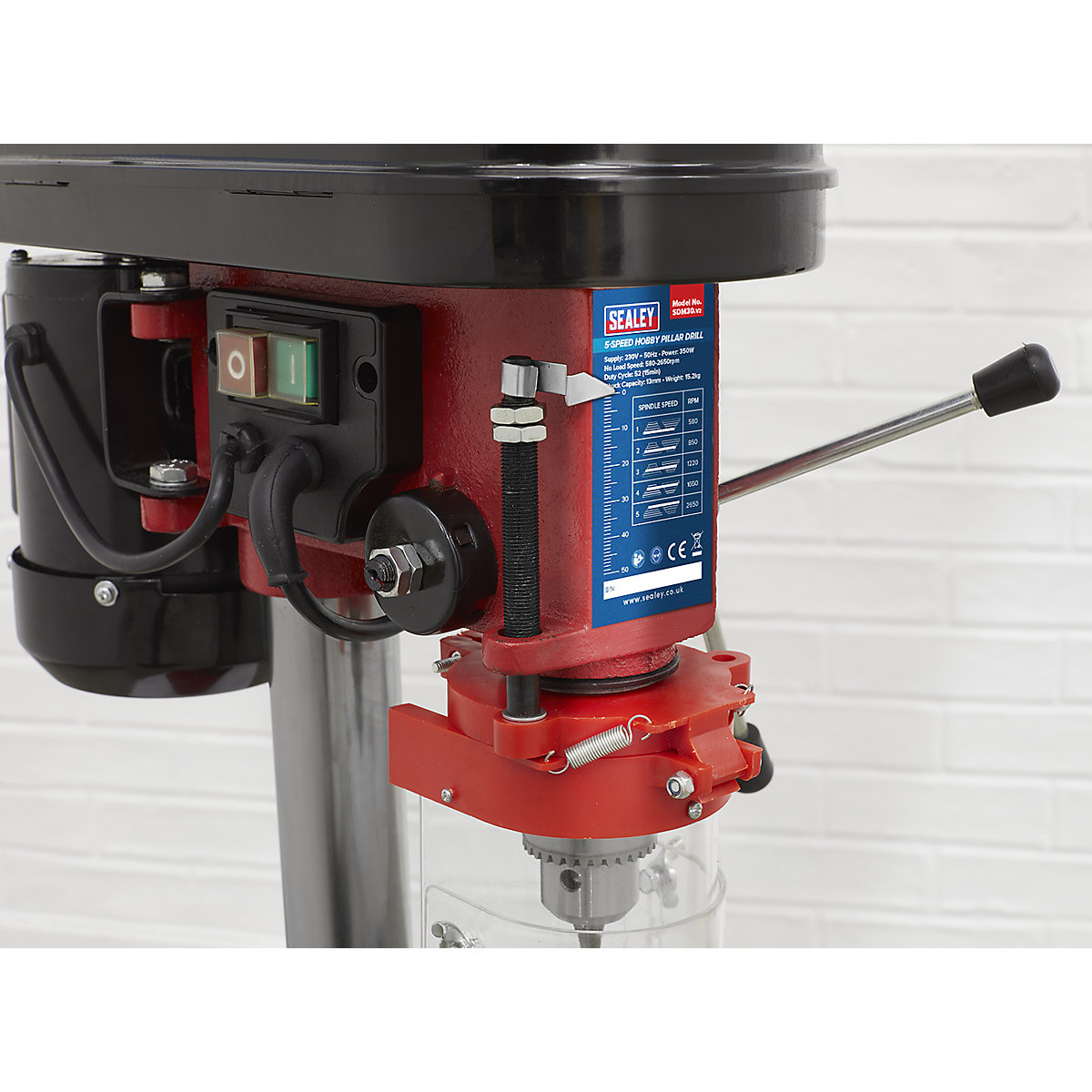 Sealey 5-Speed Hobby Pillar (Product illustration 7)-6