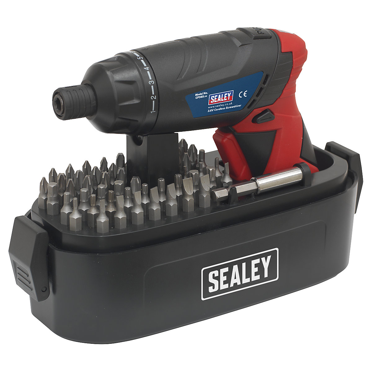 Sealey 53pc Cordless Screwdriver Set | 3.6V Lithium-ion