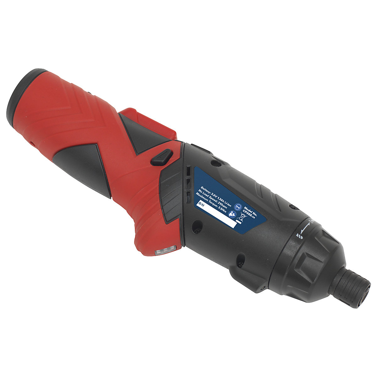 Sealey 53pc Cordless Screwdriver Set | 3.6V Lithium-ion (Product illustration 5)-4
