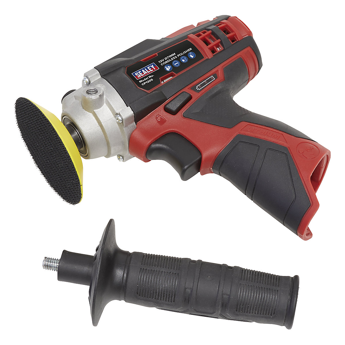 Sealey 71mm Cordless Polisher | SV12 Series (Product illustration 3)-2