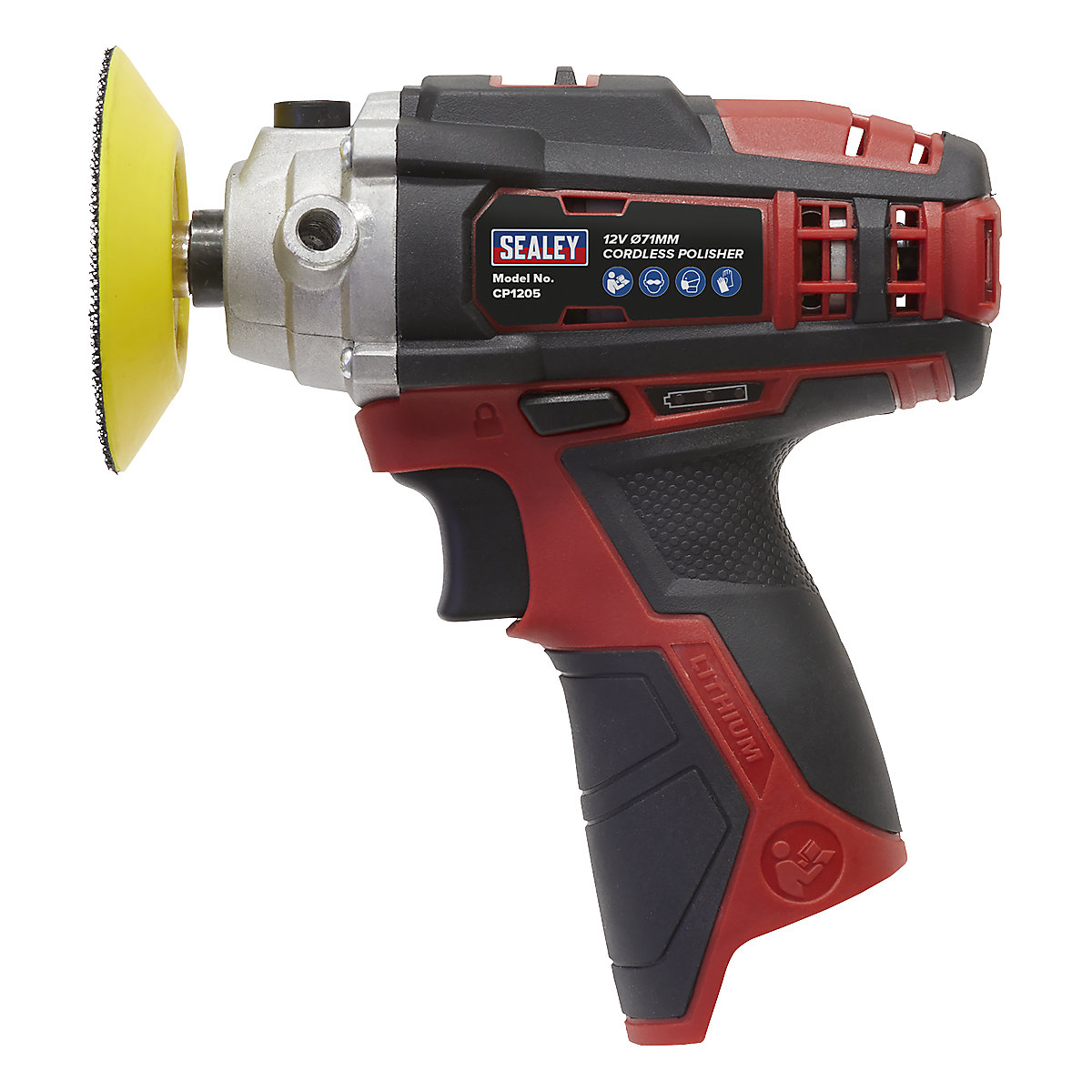 Sealey 71mm Cordless Polisher | SV12 Series (Product illustration 5)-4