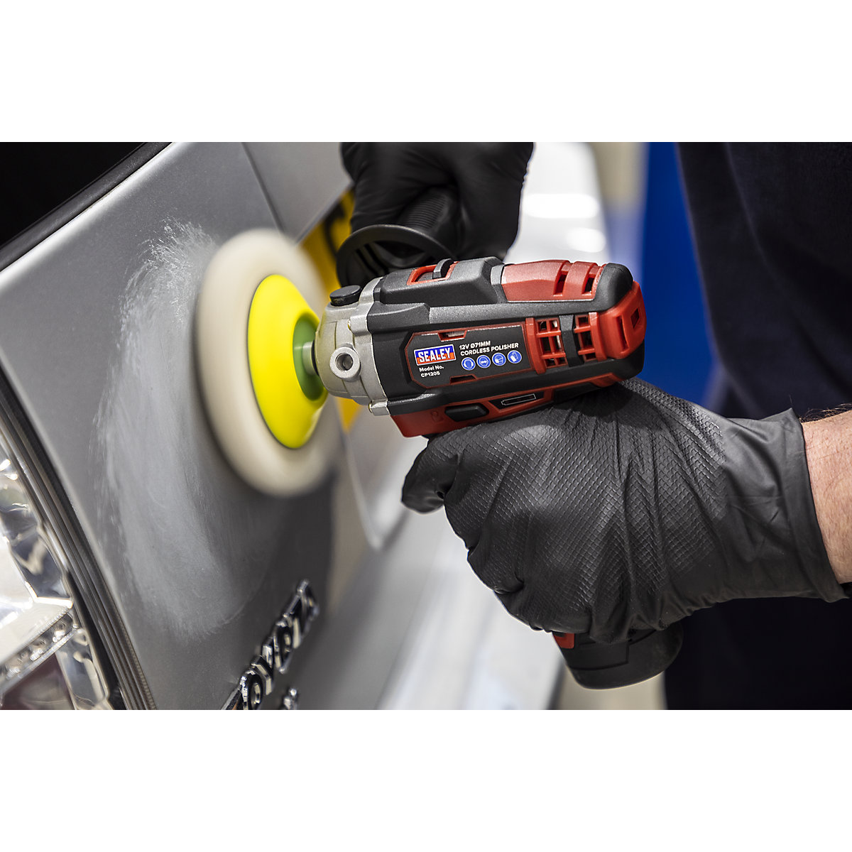 Sealey 71mm Cordless Polisher | SV12 Series (Product illustration 6)-5