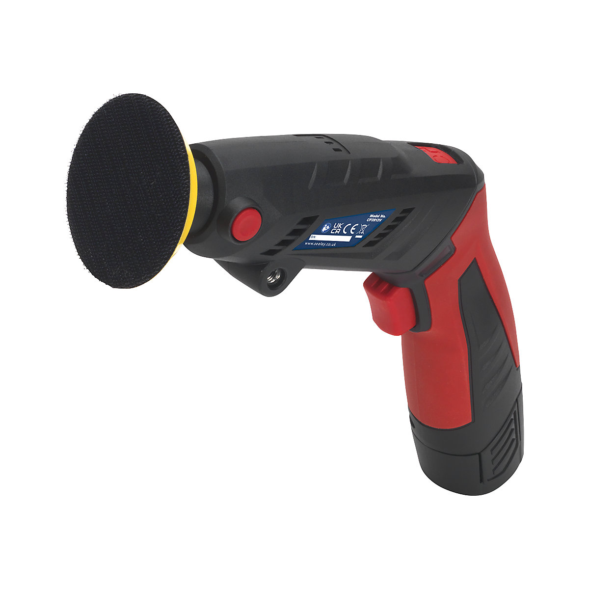 Sealey 75mm Cordless Mini Sander/Polisher Kit | 12V Lithium-ion (Product illustration 6)-5